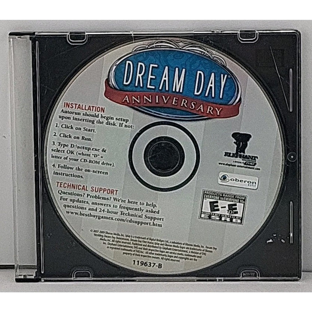 Dream Day Anniversary (PC, 2009) *Disc Only*