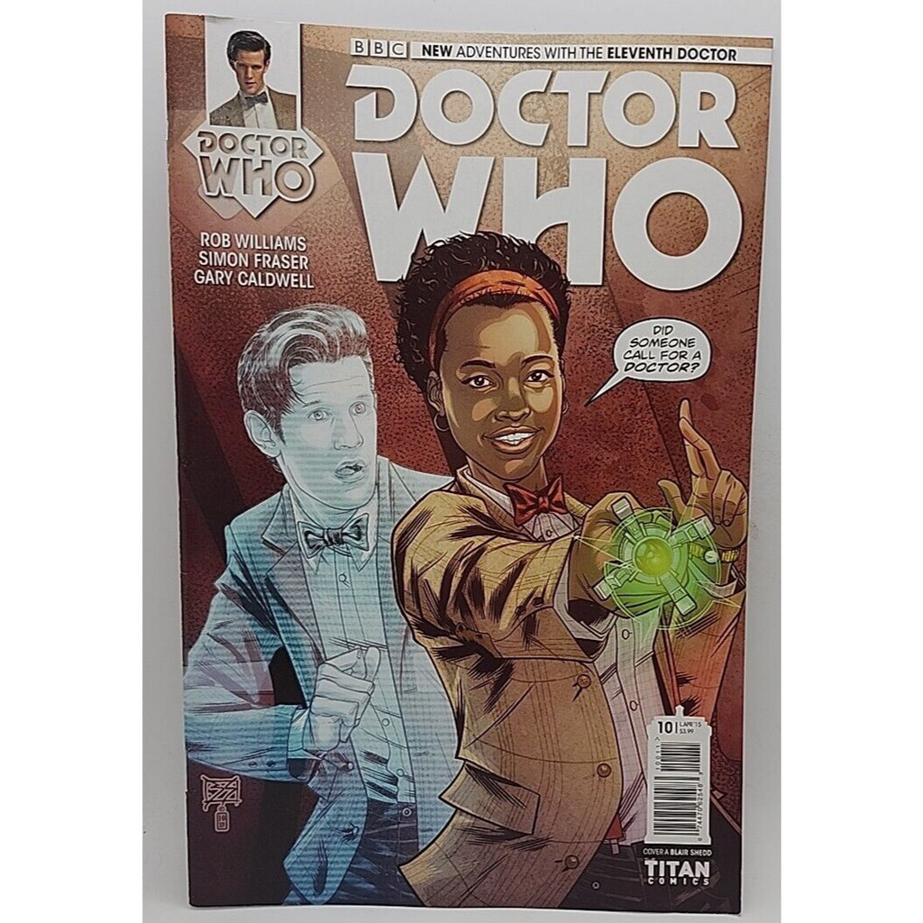 Doctor Who Titan Comic Eleventh Doctor #10 April 2015. Cover A Blair Shedd
