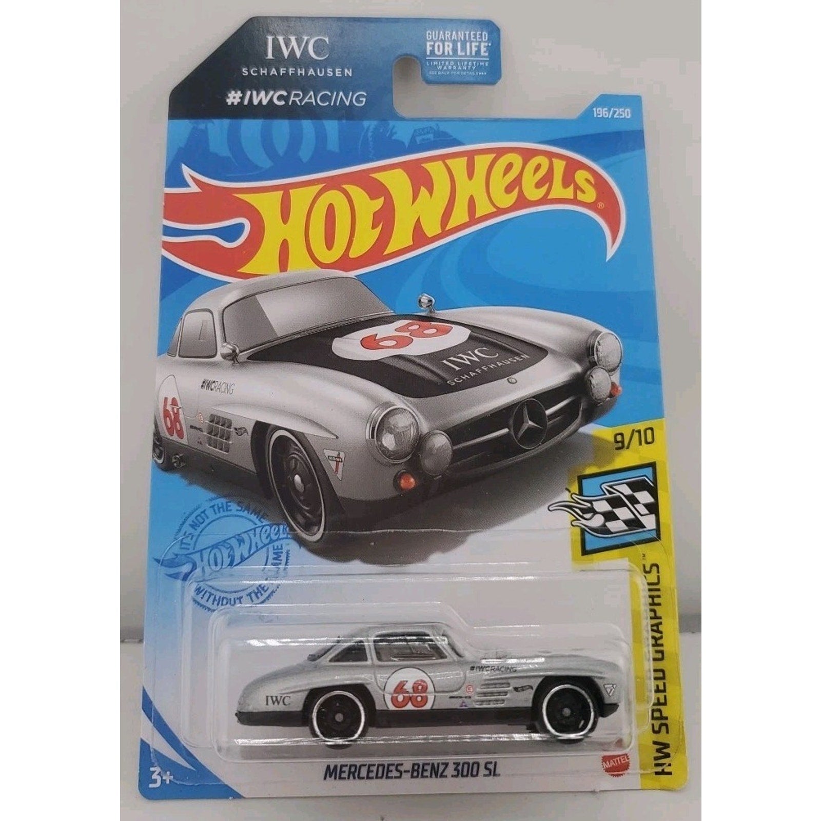 Hot Wheels 2021 21 Basic Series Mercedes-Benz 300 SL Silver #196 / 250