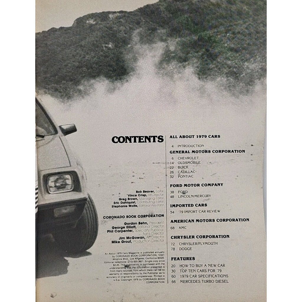 1979 All About The '79 Cars Magazine