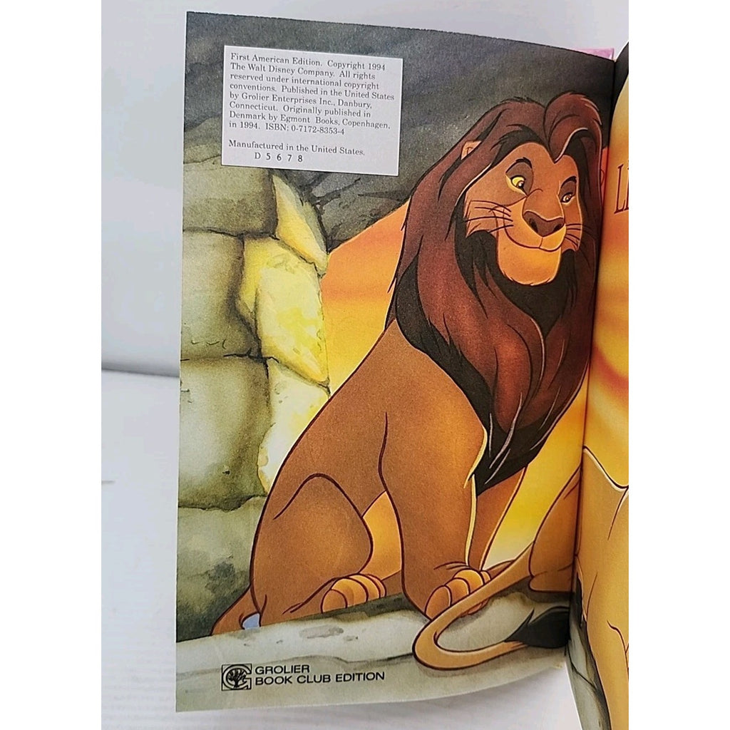 Disney Wonderful World Of Reading HC Book. Lion King