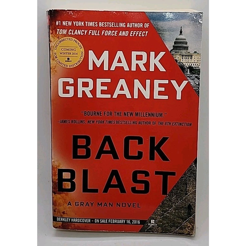 Back Blast Gray Man by Mark Greaney (Paperback)