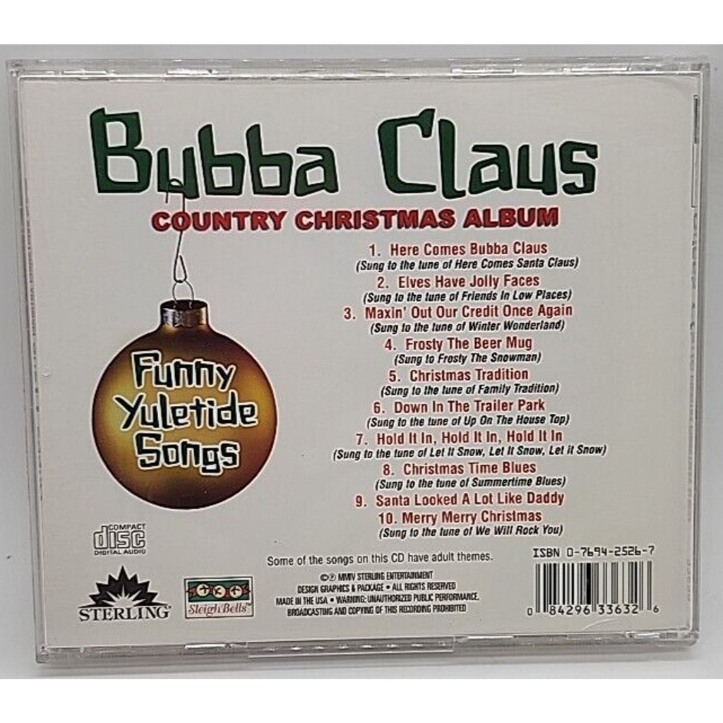 Bubba Claus Country Christmas Album by Various Artists (CD, Dec-2008,...