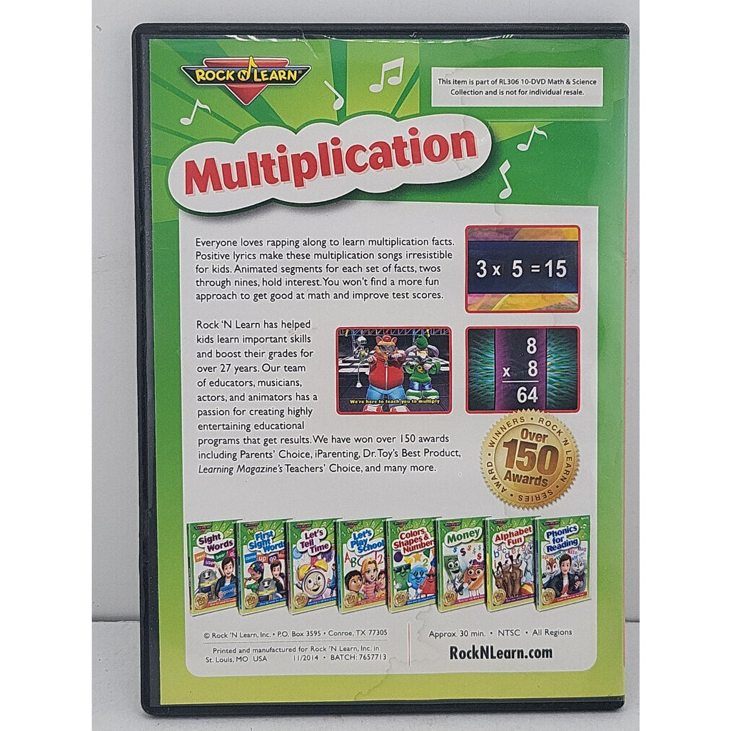 Rock N Learn Multiplication DVD