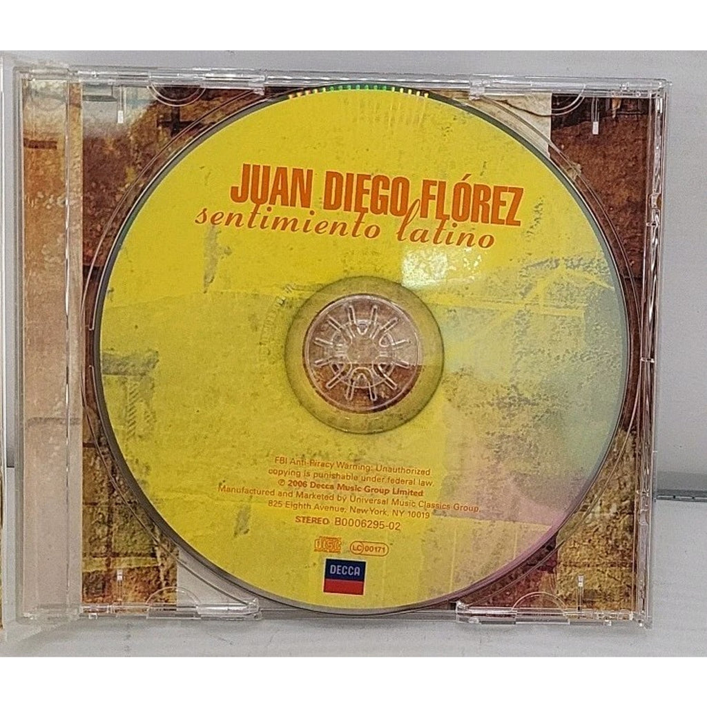 Sentimiento Latino by Florez, Juan Diego (CD, 2006)