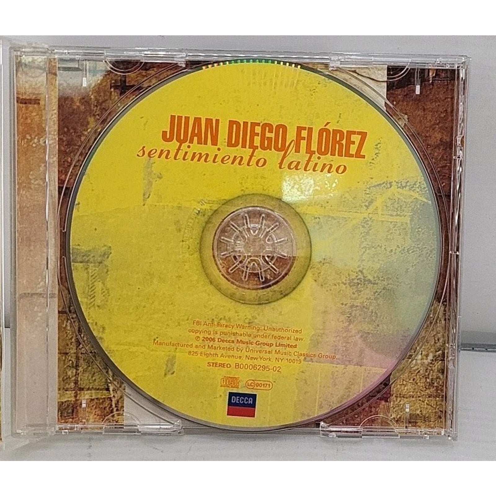 Sentimiento Latino by Florez, Juan Diego (CD, 2006)