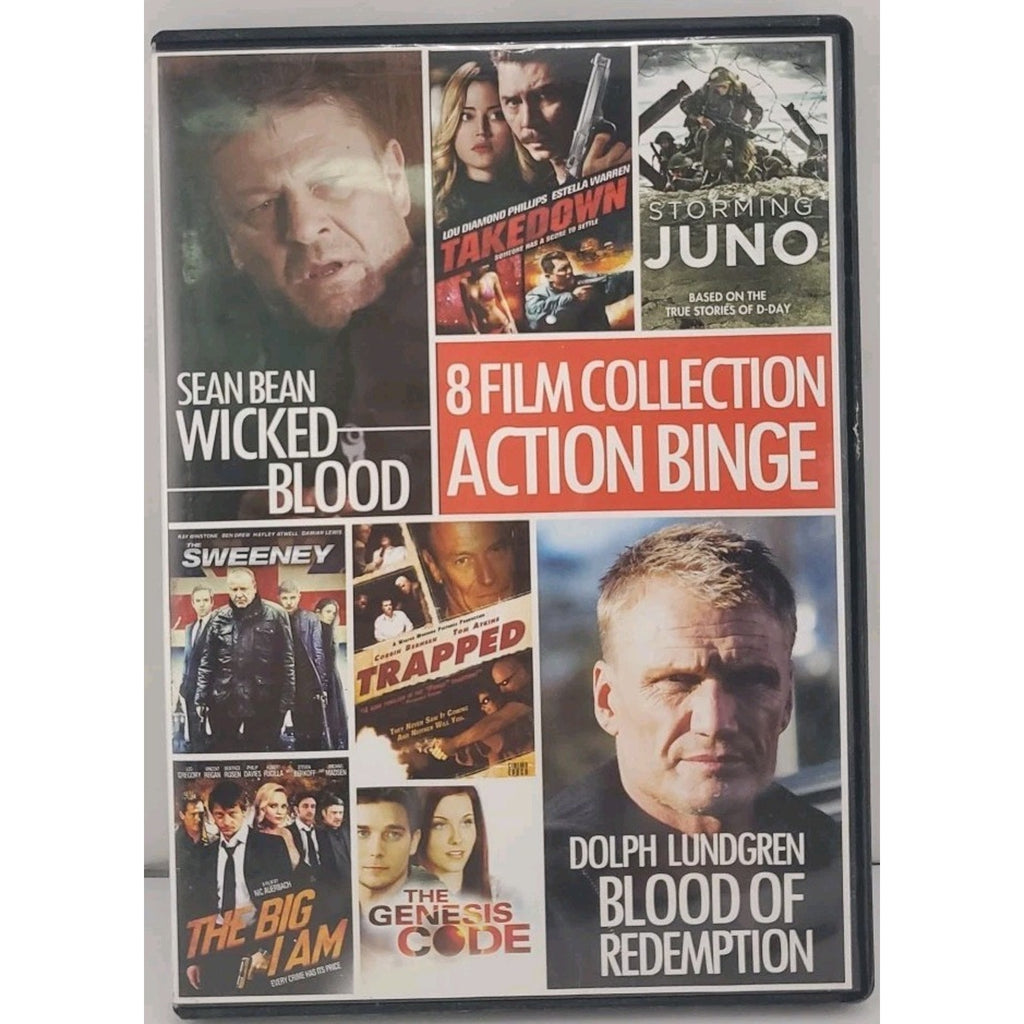 Action Binge: 8 Action Features (DVD, 2015, 2-Disc Set)