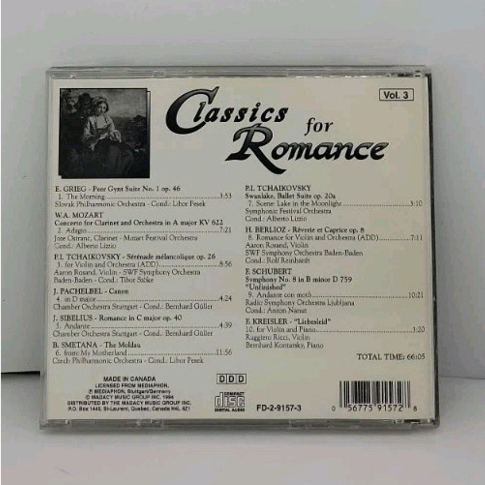Classics for Romance Vol. 3 by Various (CD, 2000)