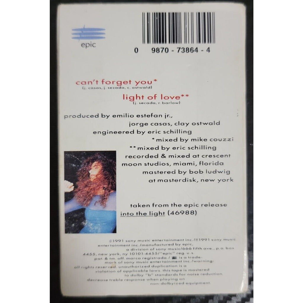 Can't Forget You [Single] by Gloria Estefan (Cassette, Jun-1991, Epic)