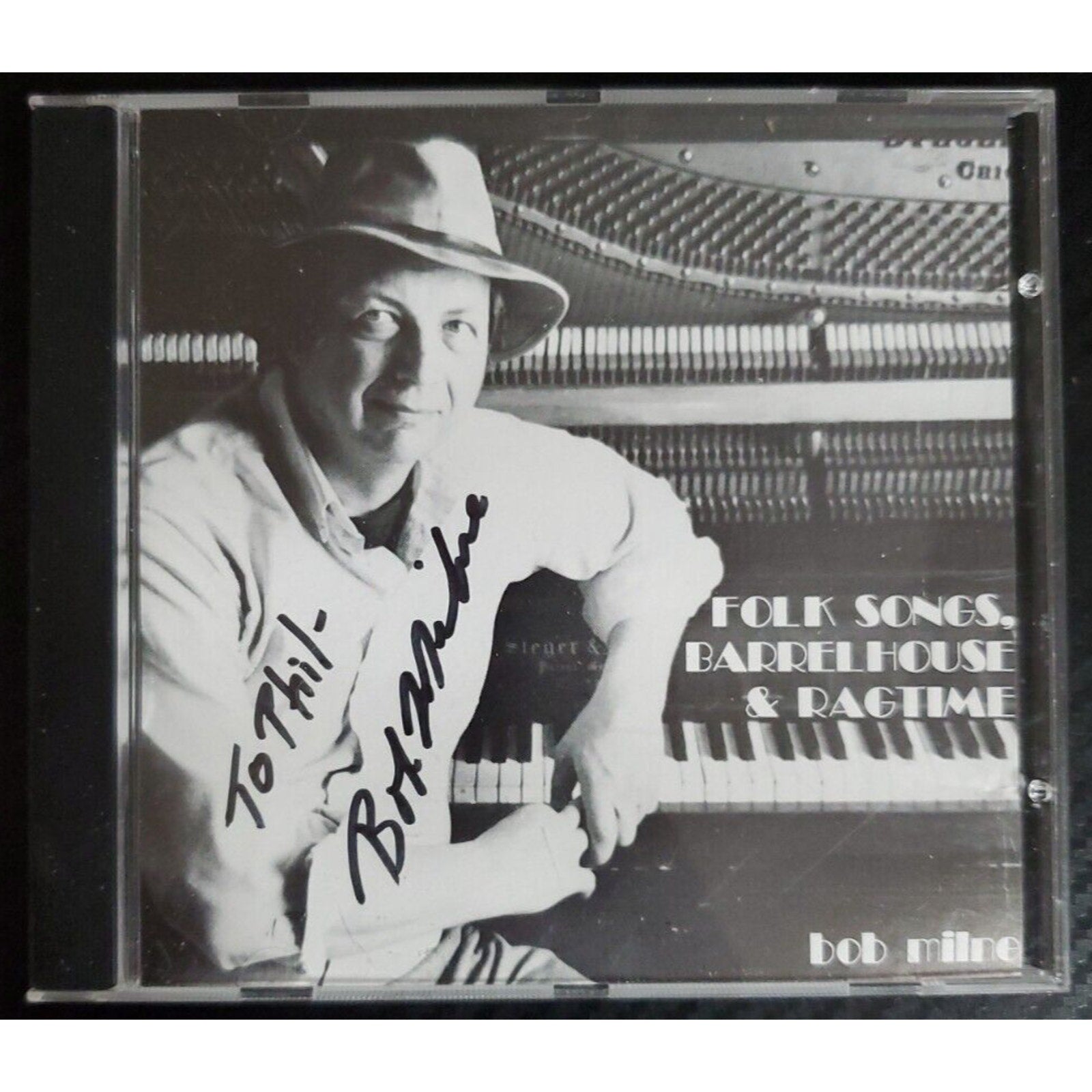 Folk Songs, Barrelhouse & Ragtime Bob Milne (CD)