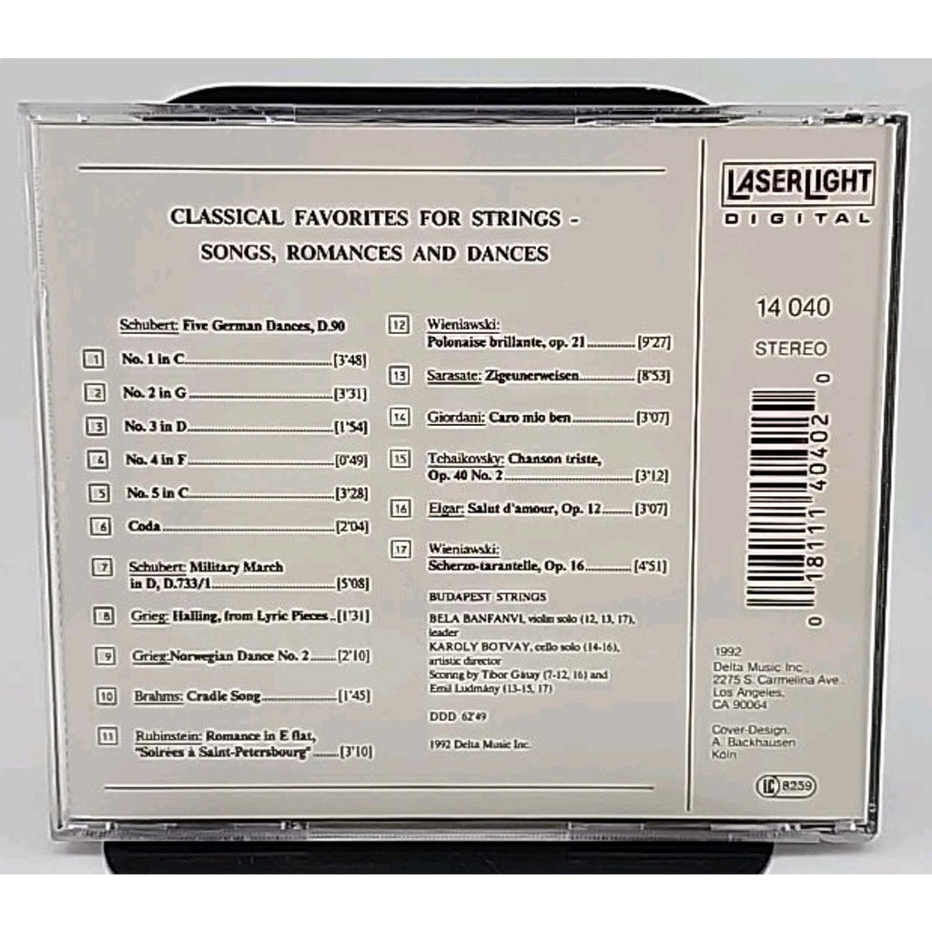 Songs, Romances & Dances CD Laserlight