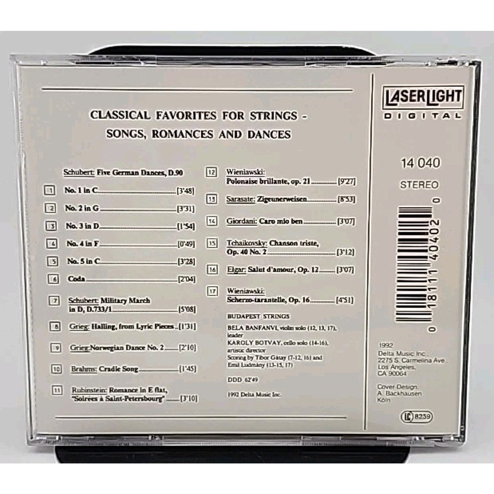 Songs, Romances & Dances CD Laserlight