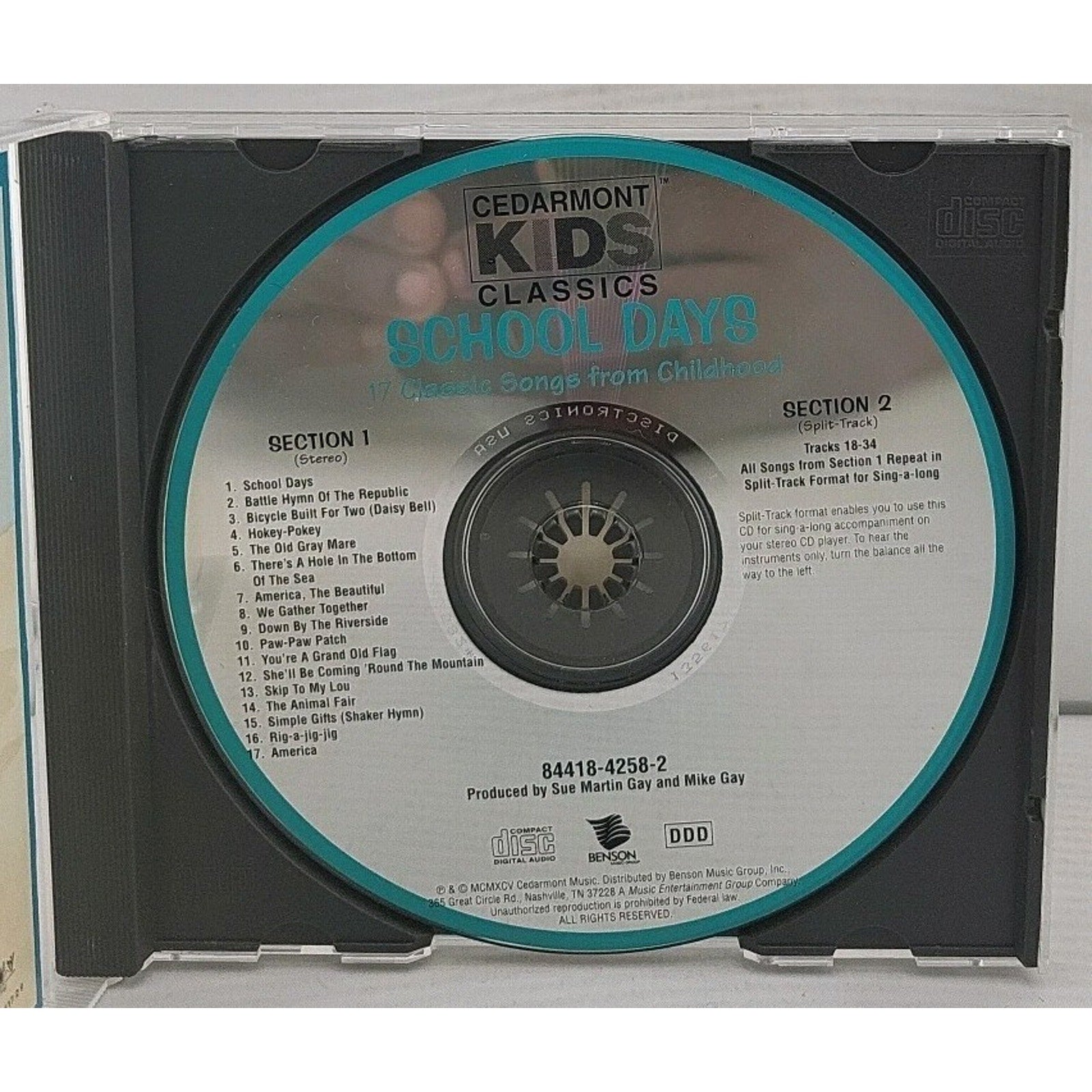 25 Sunday School Songs - Songs Kids Love To Sing - CD