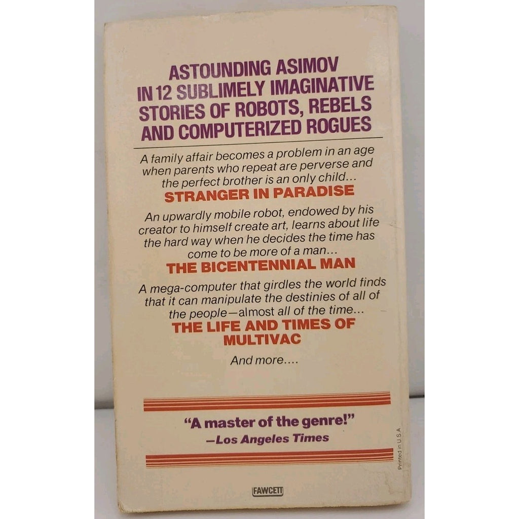 Isaac Asimov The Bicentennial Man 1976 PB