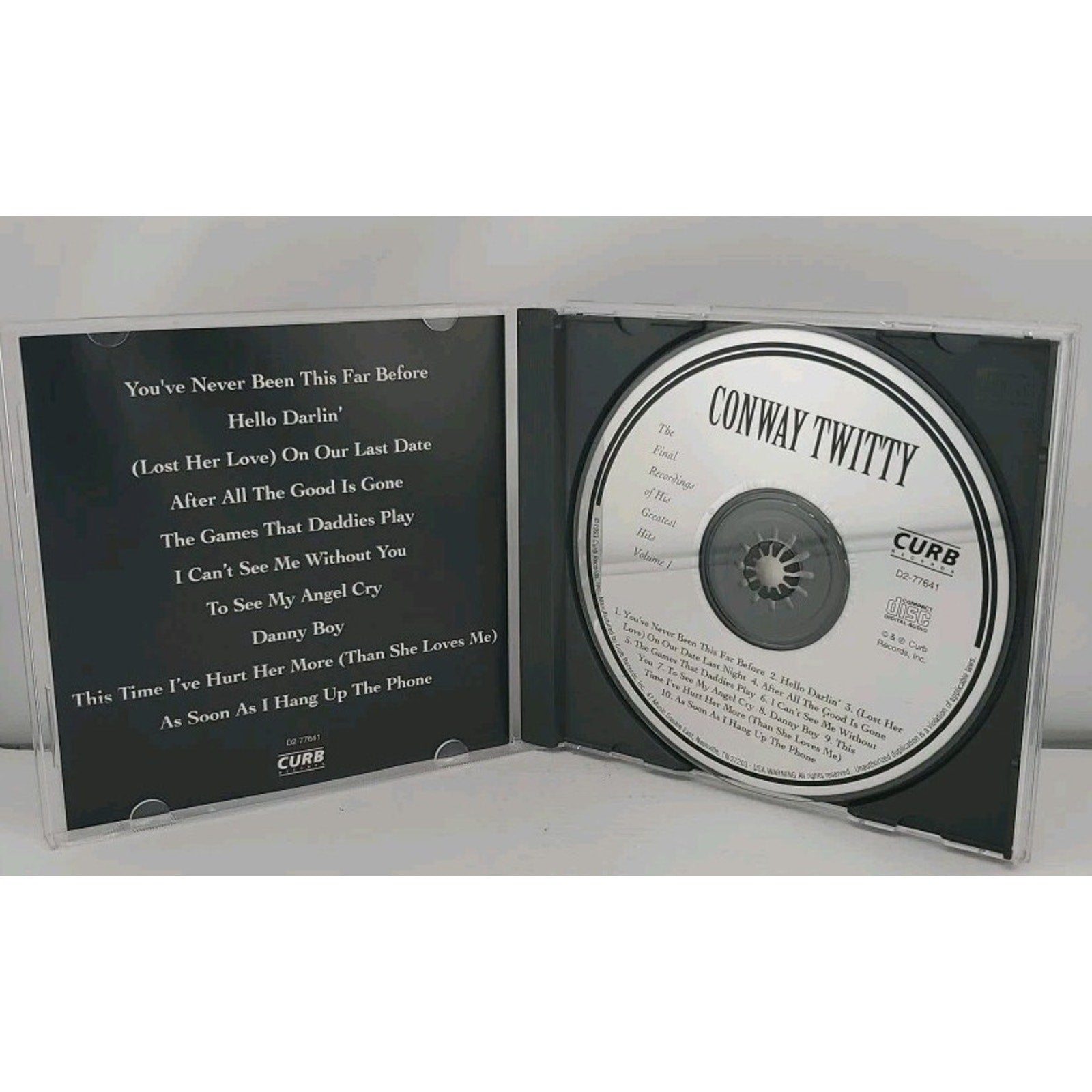 Final Recordings of His Greatest Hits 1 by Twitty, Conway (CD, 1993)
