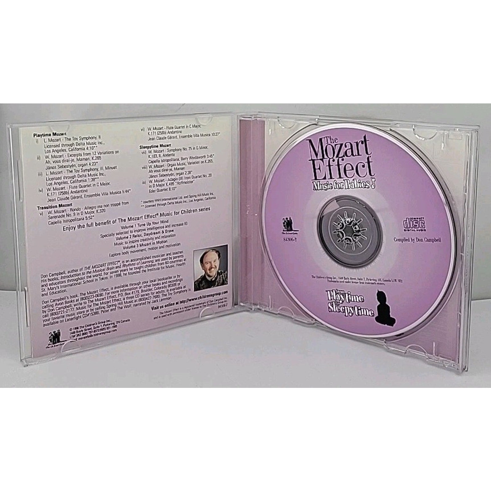 The Mozart Effect Music for Babies CD Compiled by Don Campbell