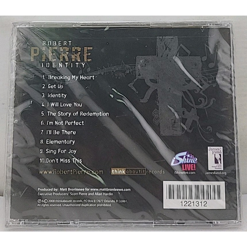 Identity by Robert Pierre (CD, Apr-2009, Integrity (USA)) *Brand New*