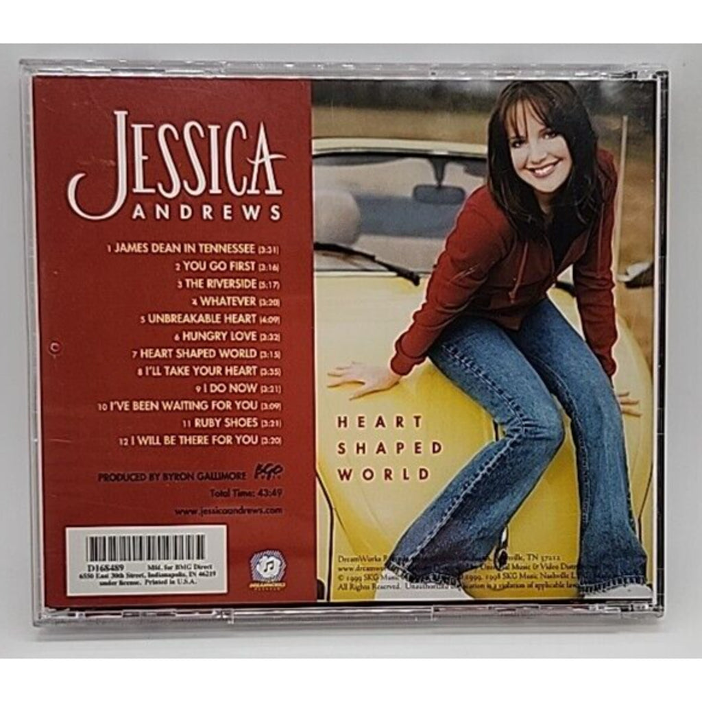 Heart Shaped World by Jessica Andrews (CD, Mar-1999, Dreamworks SKG)