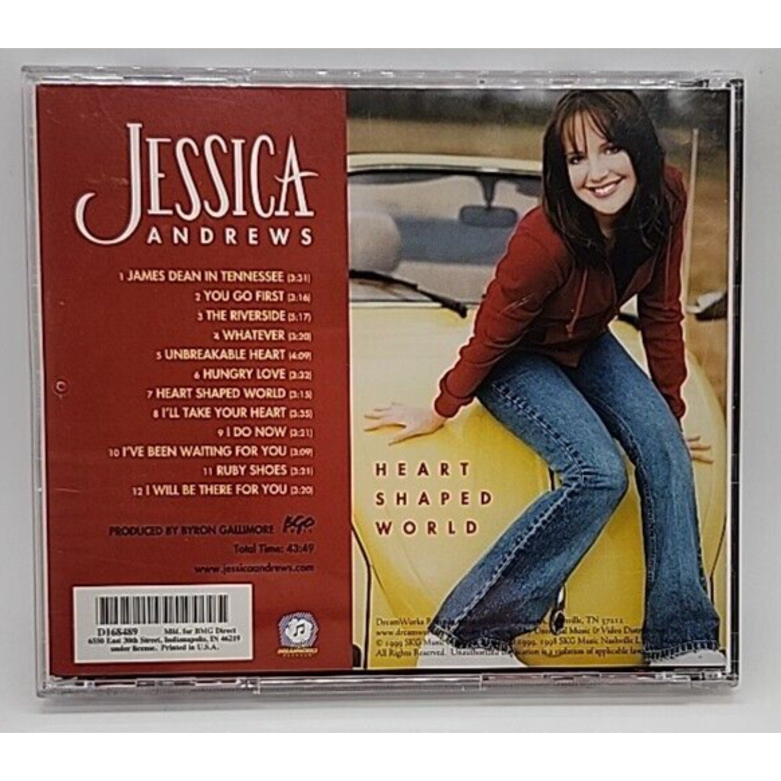 Heart Shaped World by Jessica Andrews (CD, Mar-1999, Dreamworks SKG)