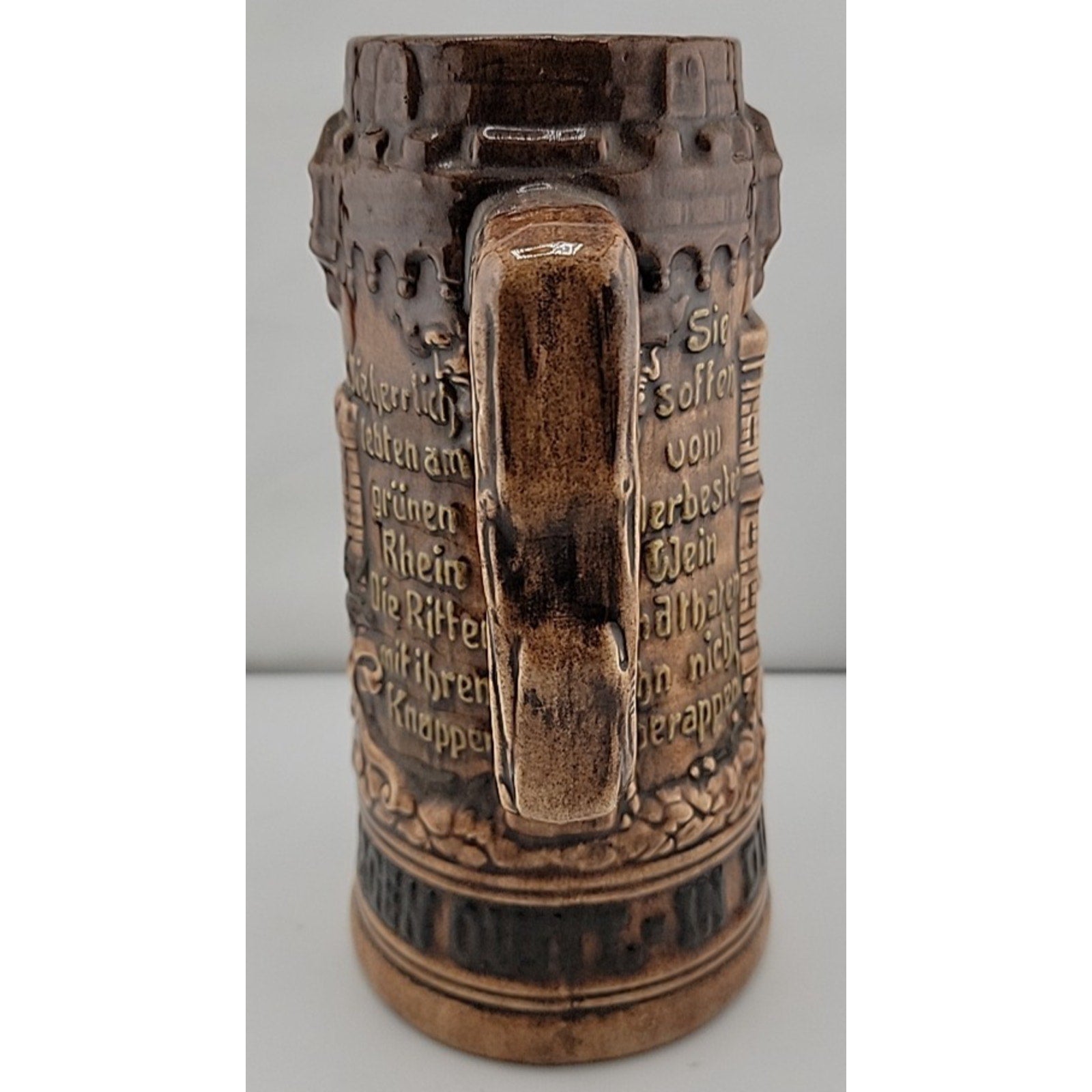 Vintage 1966 Holland Mold Beer Stein In Durst’ger Mit. All Sorgen Ouitt. 150