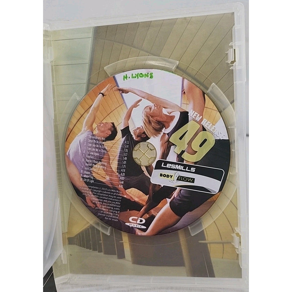 Les Mills Bodyflow 49 DVD, Music, Notes Body Flow Balance Partial Kit