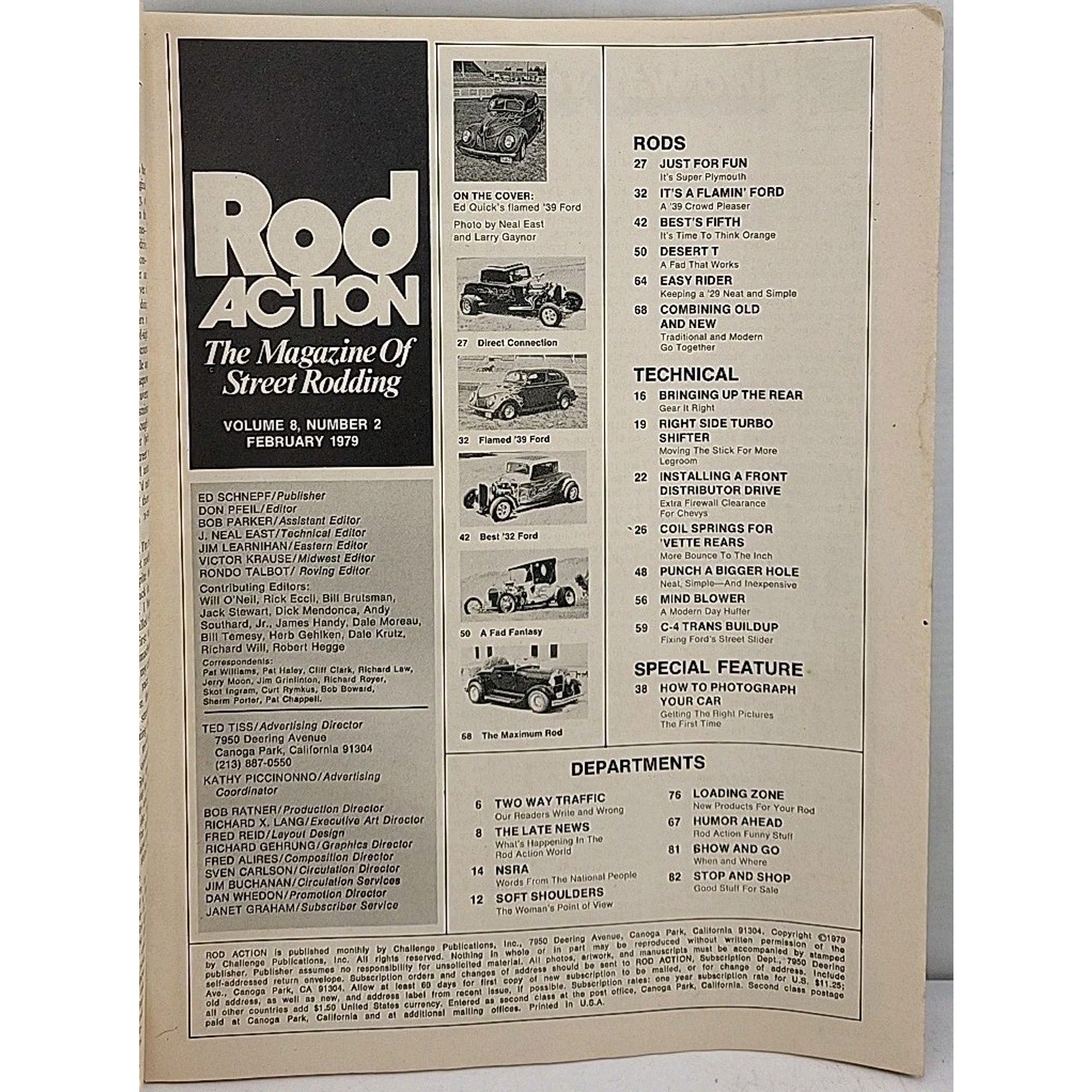 Rod Action Magazine - February 1979 - Volume 8 Number 2