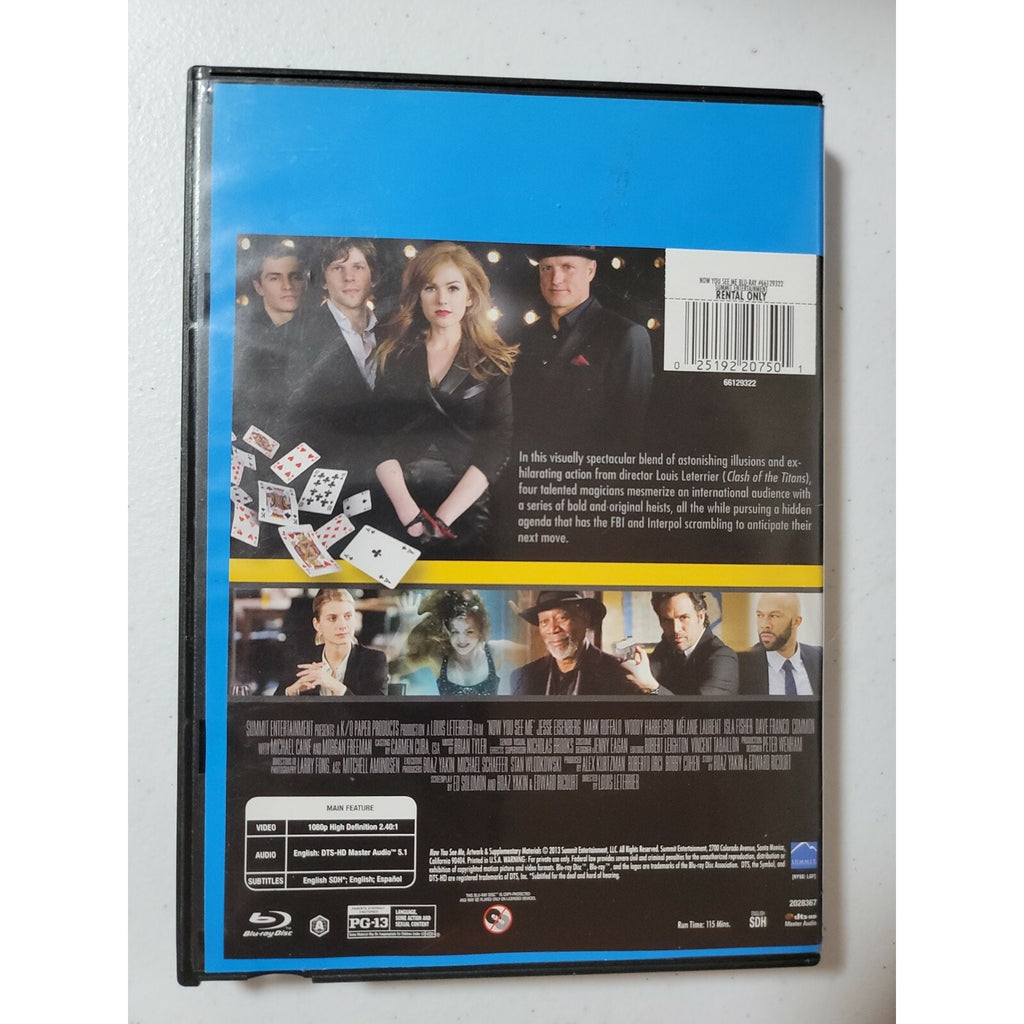 Now You See Me (Blu-ray, 2013)