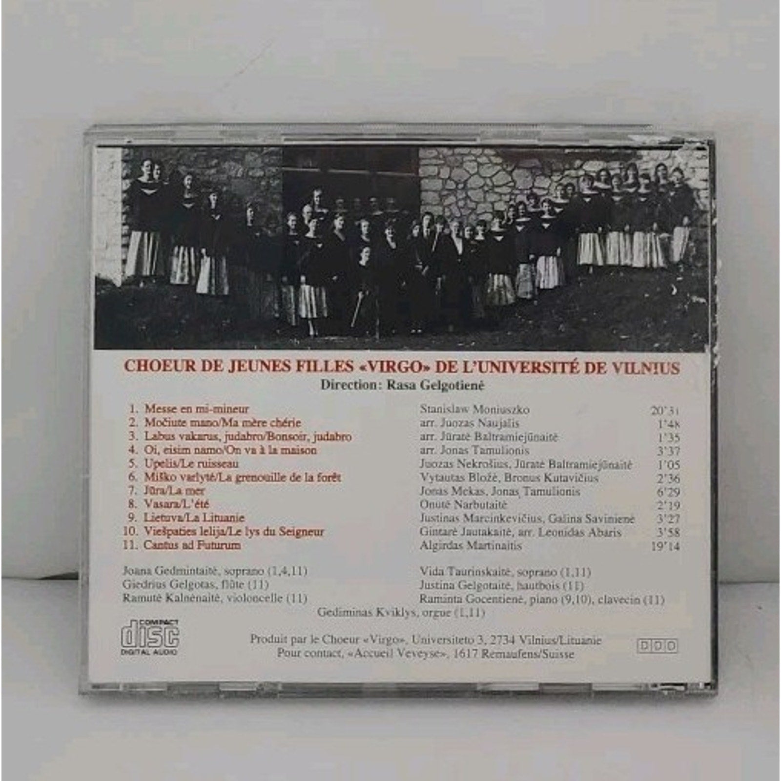 Choeur De Jeunes Filles - Virgo - Au Landeron CD