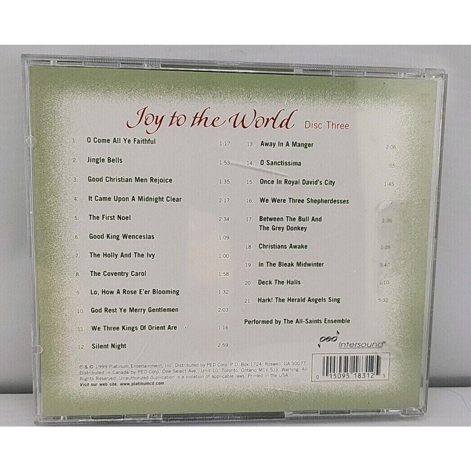 Joy To The World Disc 3 CD