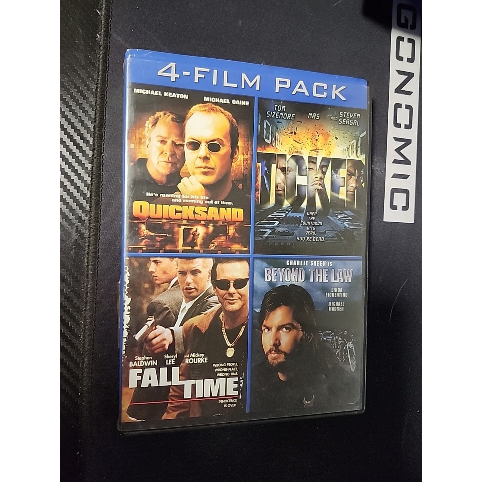 4 Film Pack: Quicksand, Ticker, Fall Time, & Beyond The Law - DVD 4 Disc Set