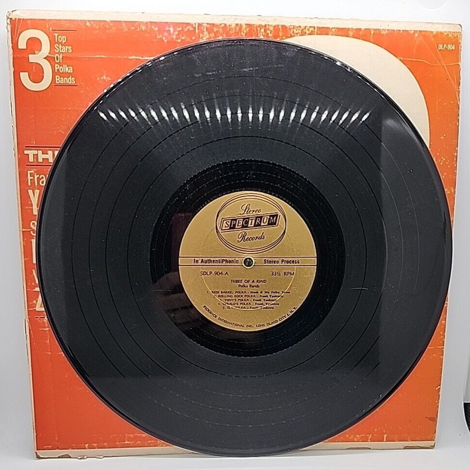 Frank Yankovic, Stosh & Polka Tones, Vic Zambrowski: 3 of a Kind (Record)