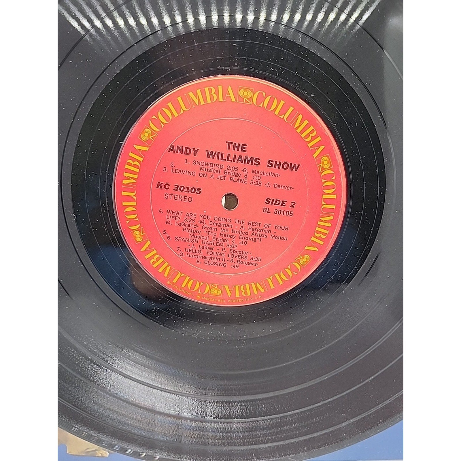 The Andy Williams Show KC30105 (Record)