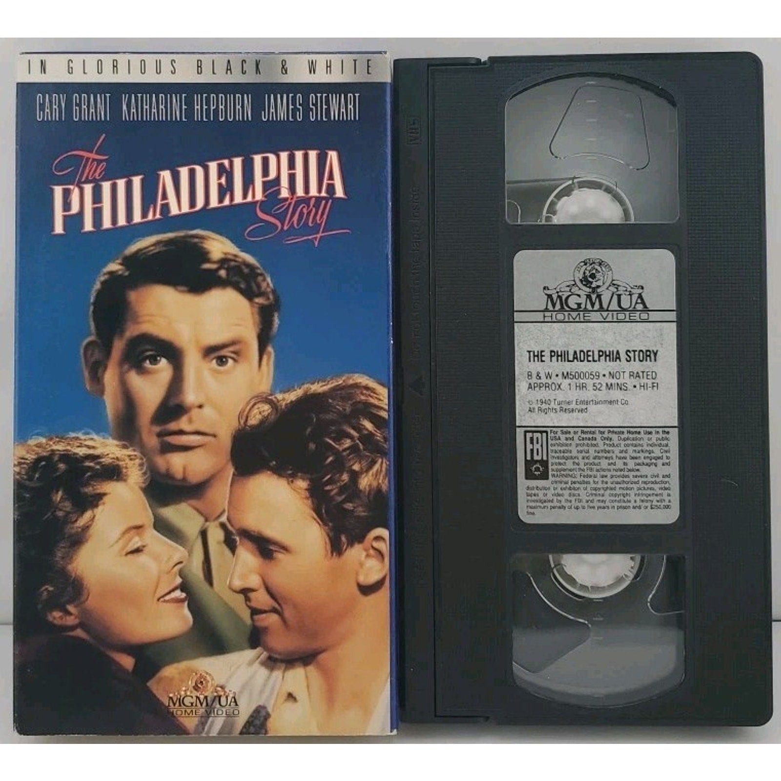 The Philadelphia Story (VHS, 1995, Black White)