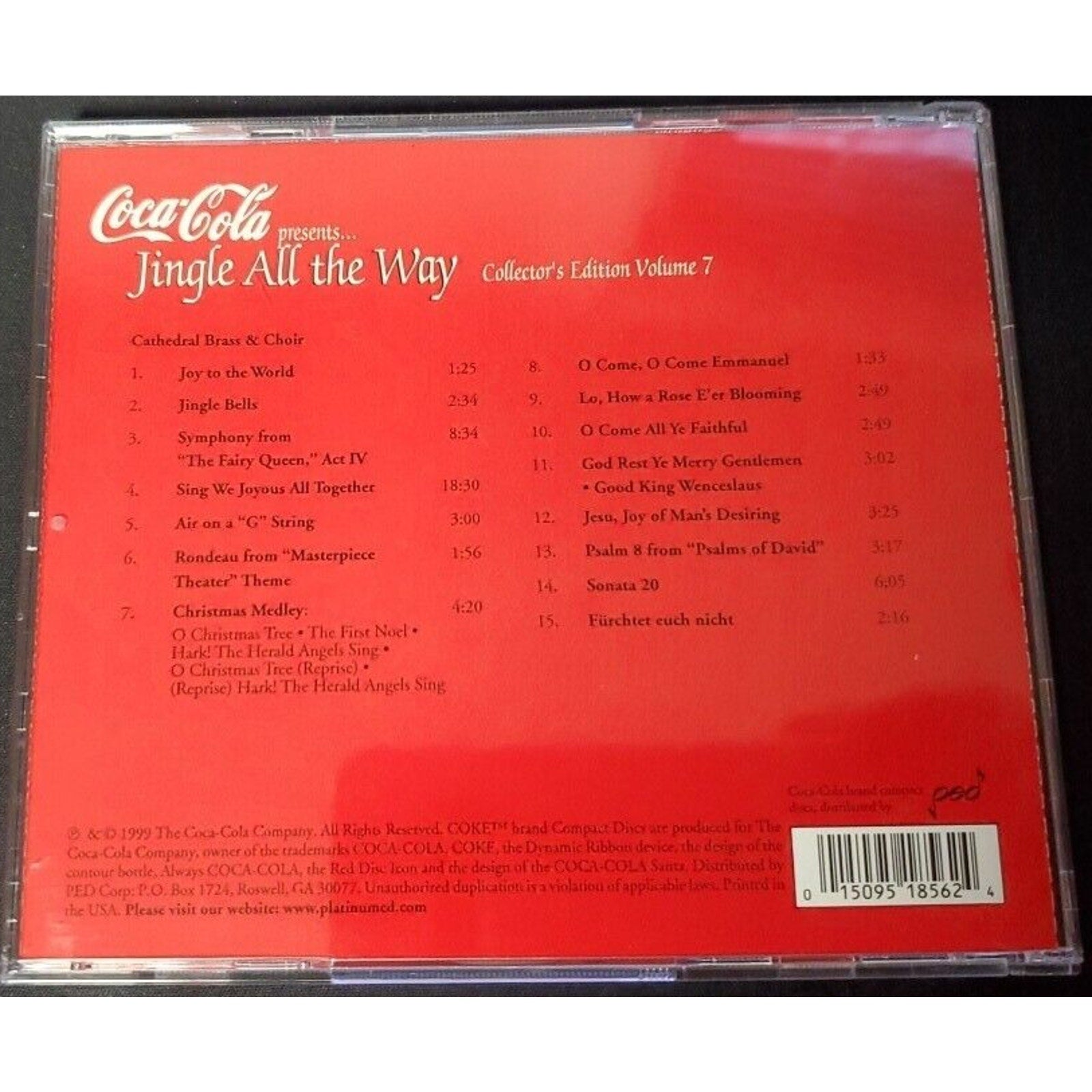 Coca-Cola presents Jingle All The Way Vol 7 by Various ~ CD [1999]