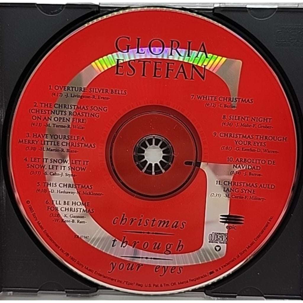 Christmas Through Your Eyes by Gloria Estefan (CD, Sep-2001, Epic)