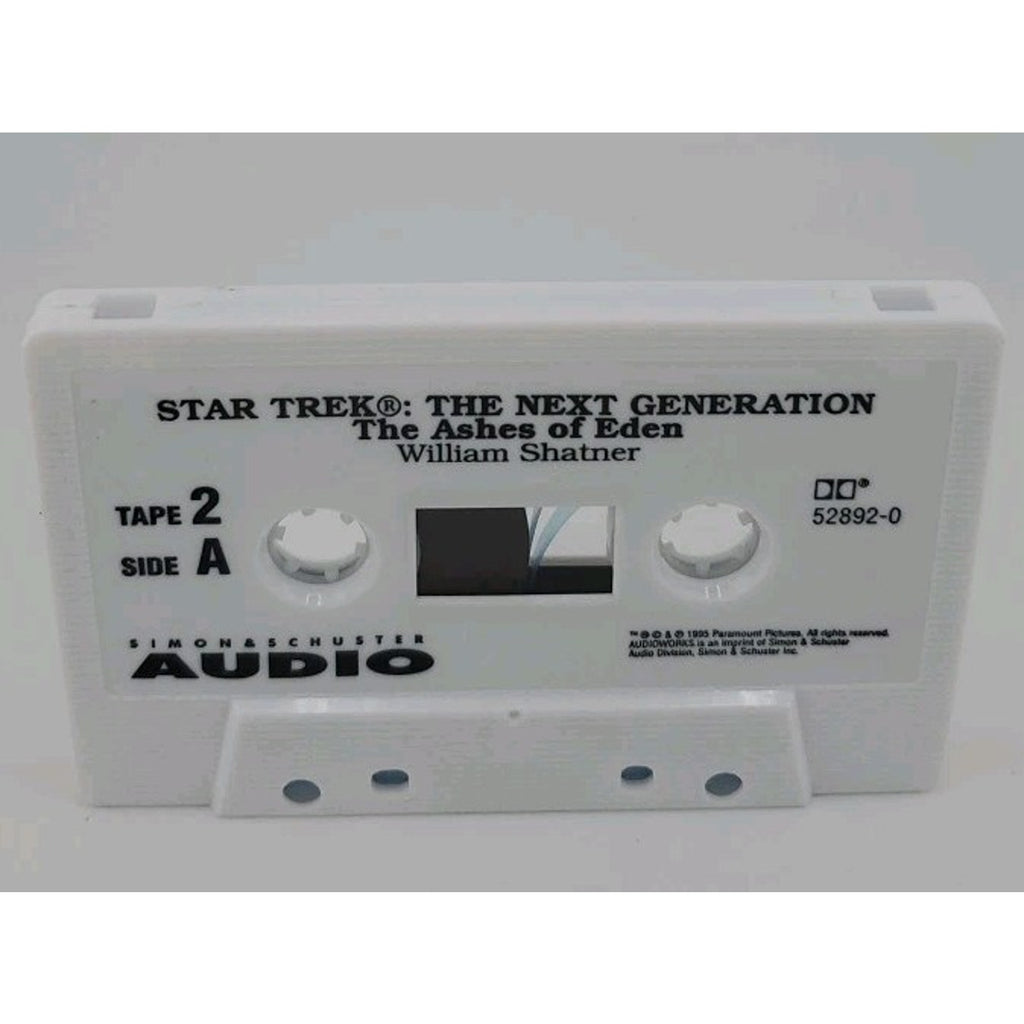 Star Trek The Ashes of Eden 1995 William Shatner 2 Cassette