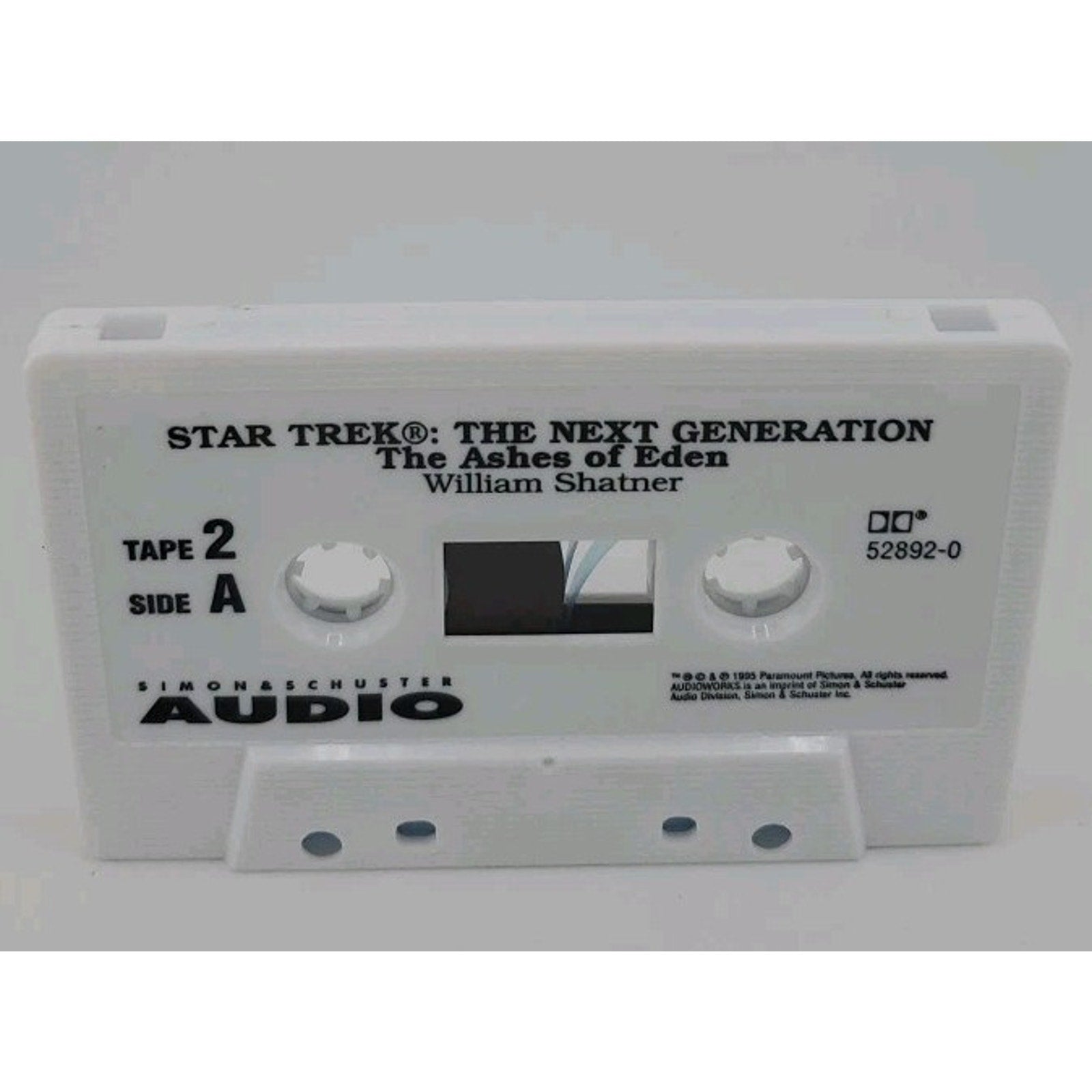 Star Trek The Ashes of Eden 1995 William Shatner 2 Cassette