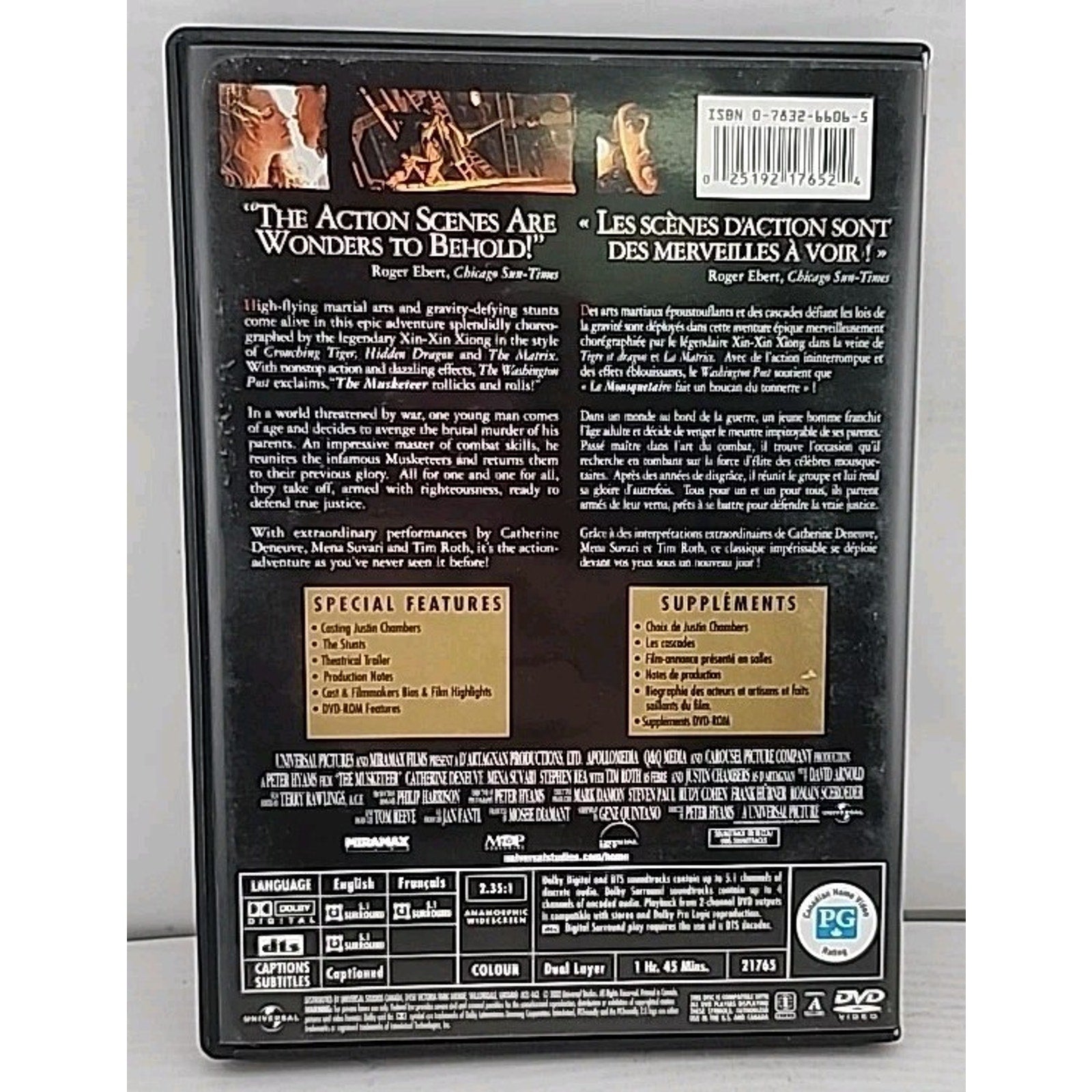 The Musketeer (DVD, 2001)