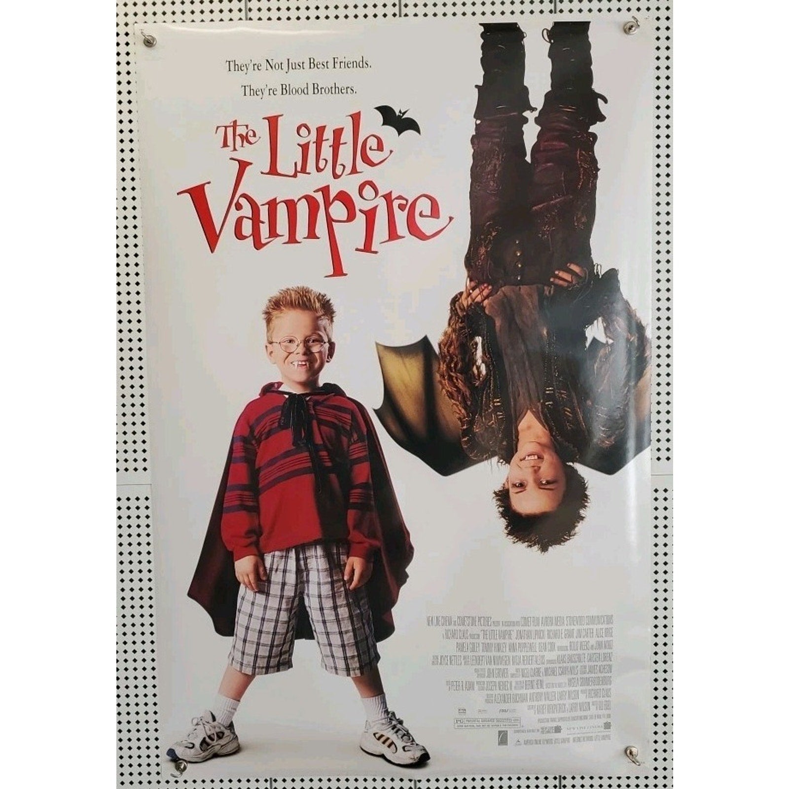 The Little Vampire DS Original Movie Poster (2000) 27x40 Halloween *TORN*