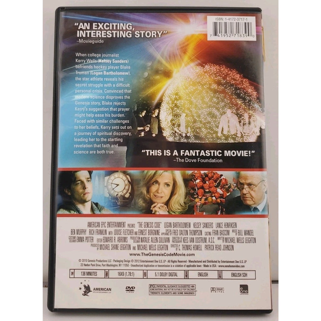 The Genesis Code (DVD, 2010)
