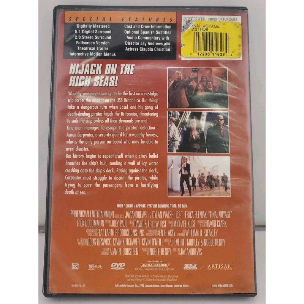 Final Voyage (DVD, 2000)