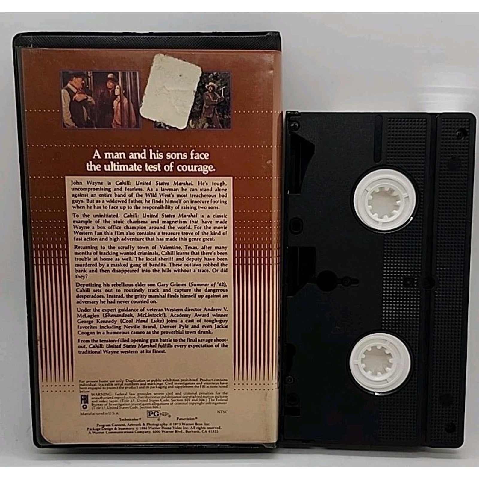 Beta Tape John Wayne Cahill United States Marshall 1973 Film