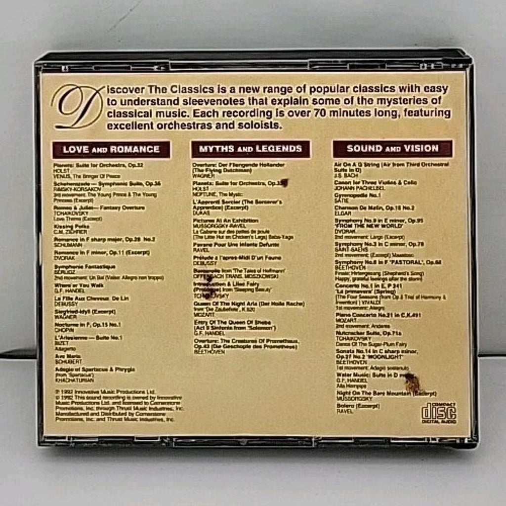 Discover The Classics 3 CD Set 1992 Classical Quality Music