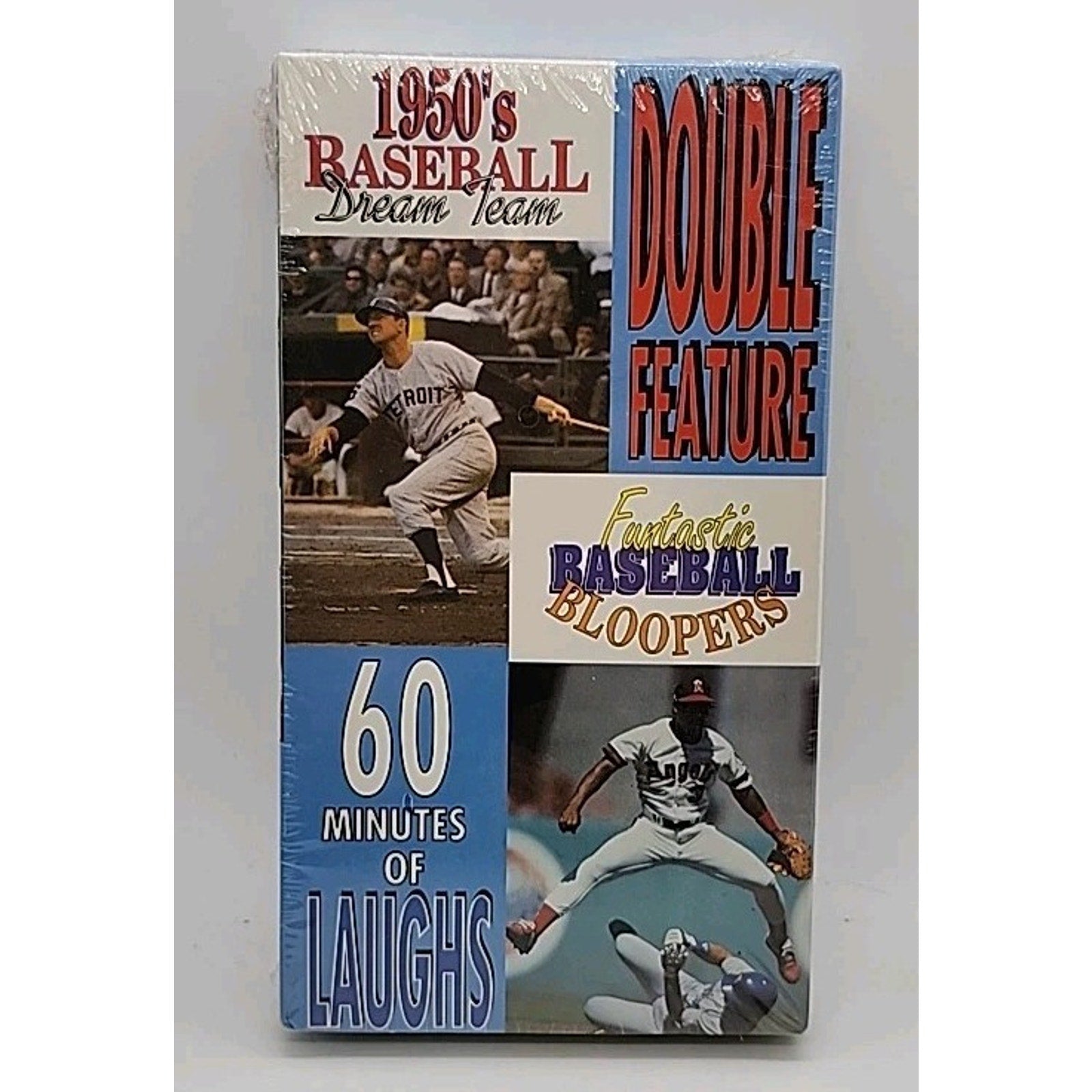 1950's Baseball Dream Team / Fantastic Baseball Bloopers (VHS) *Brand New*
