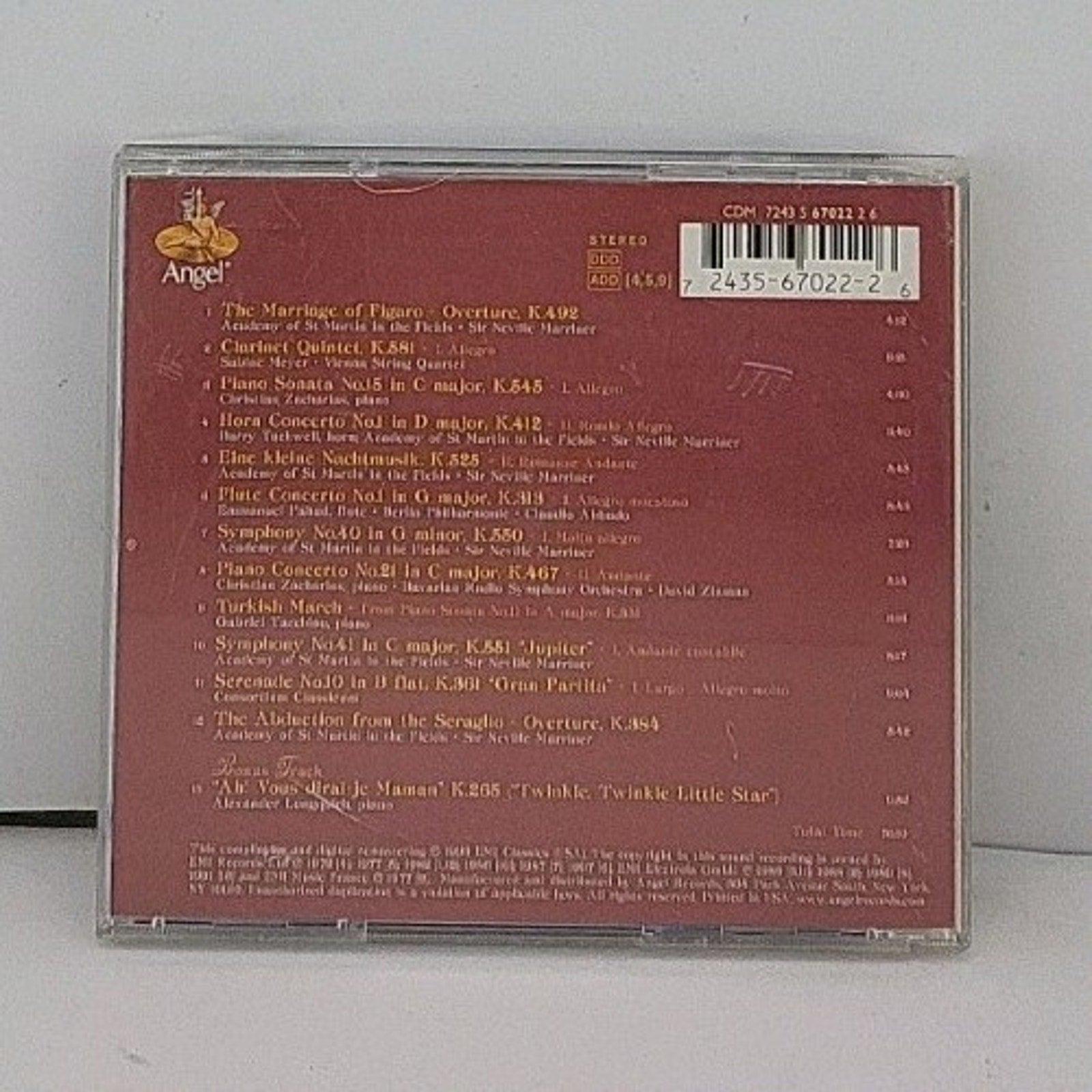 Perfect Mozart by W.A. Mozart (CD, 1999)