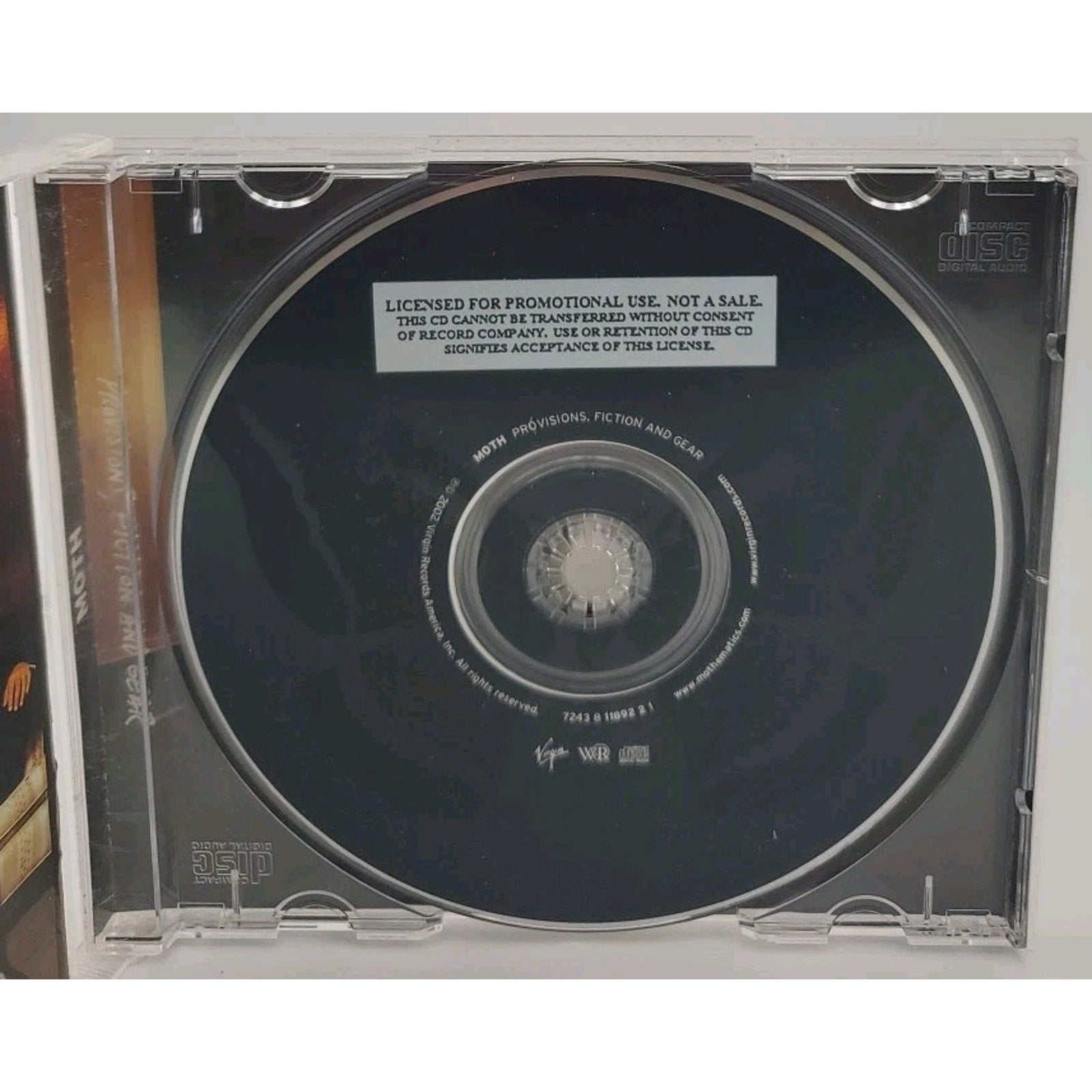 Provisions, Fiction and Gear by Moth (CD, Apr-2002, Virgin)