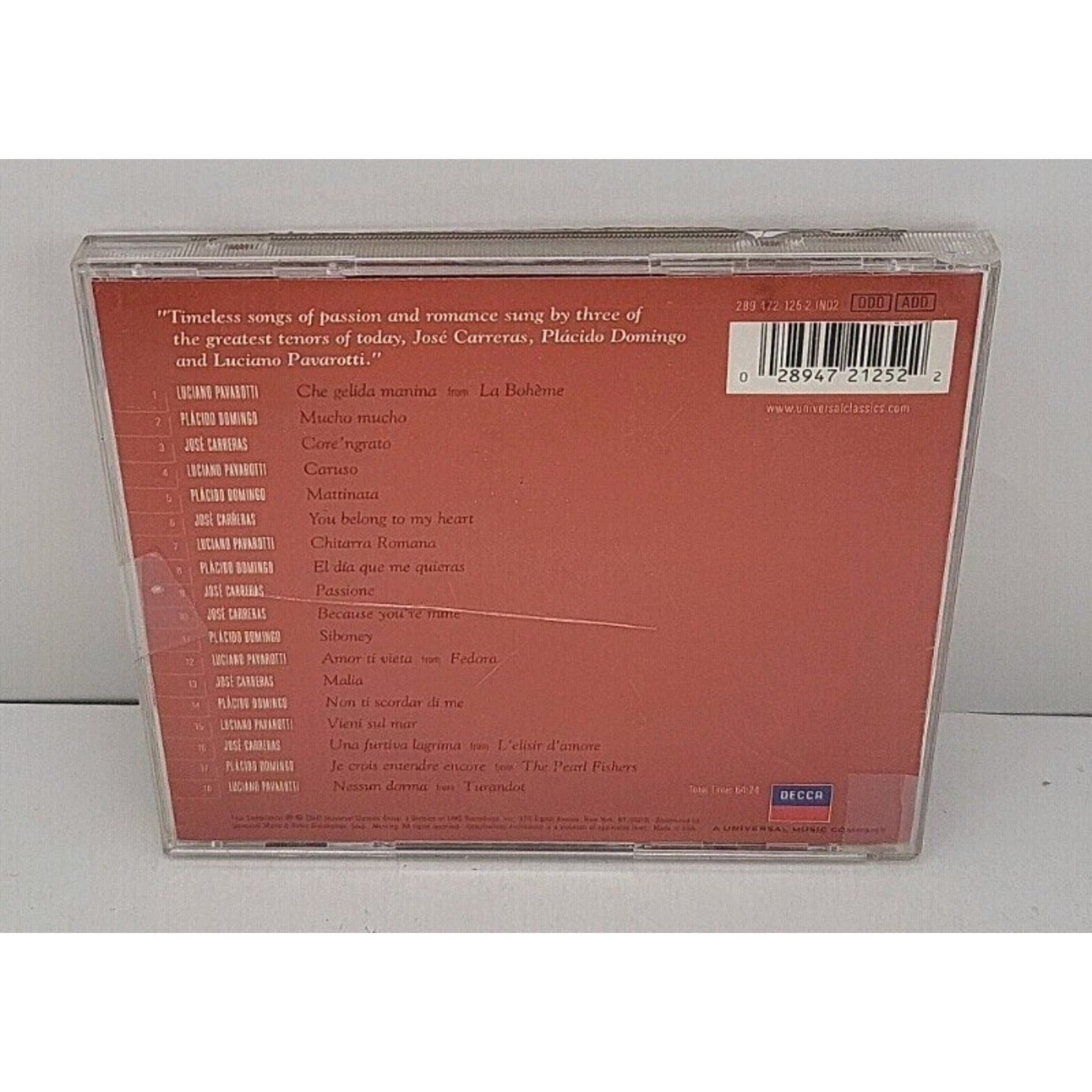 Romantic Tenors by The Three Tenors (CD, 2002)