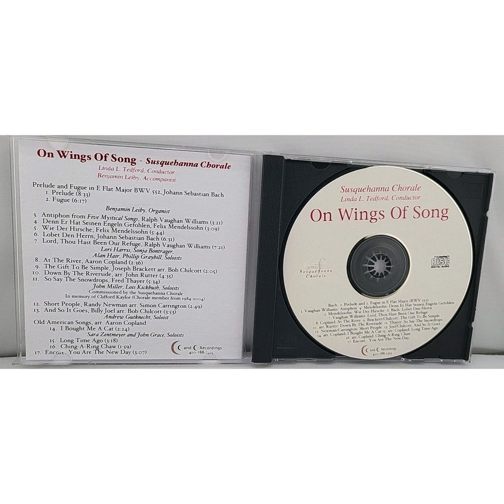 On Wings Of Song Susquehanna Chorale - Linda Tedford CD