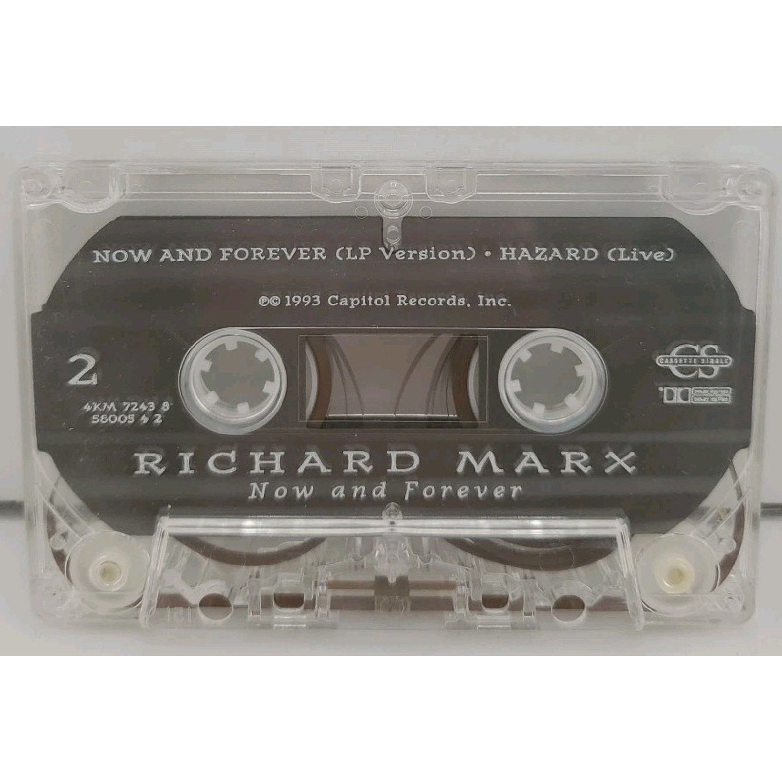 Now and Forever by Richard Marx Cassette Single - Capitol Records 1993