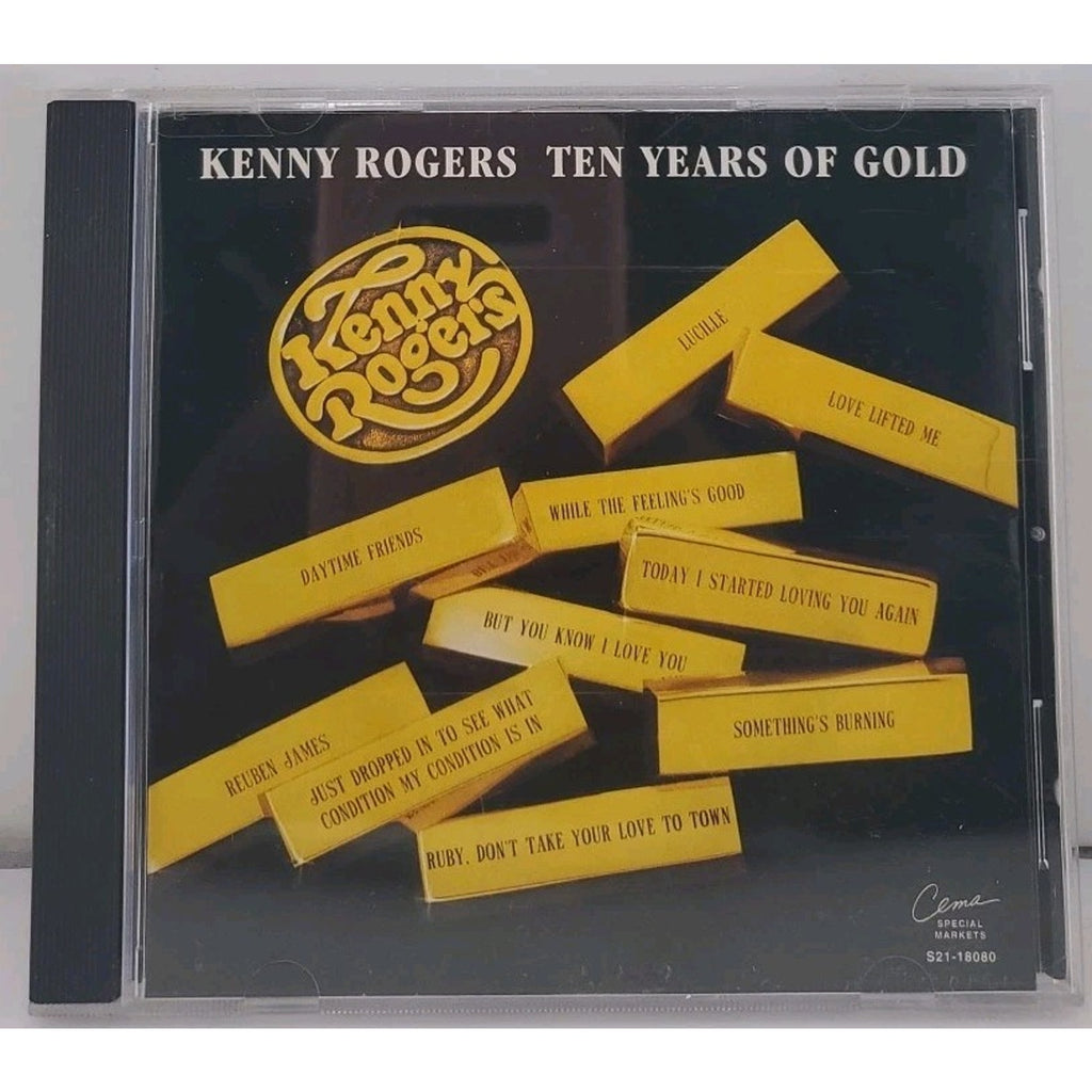 10 Years of Gold by Kenny Rogers (CD, 1995)